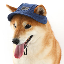 Load image into Gallery viewer, Spring Summer Pet Sun Hat for Cats and Dogs Breathable Fisherman Cap with Ear Holes Sun Protection and Shade for Outdoor Activities
