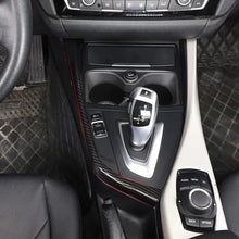Load image into Gallery viewer, Carbon Fiber Car Center Console Gear Shift Panel Sticker L-Shape Cover Interior Decoration For BMW 1 2 Series F20 12-18 Left Hand Driver
