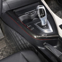 Load image into Gallery viewer, Carbon Fiber Car Center Console Gear Shift Panel Sticker L-Shape Cover Interior Decoration For BMW 1 2 Series F20 12-18 Left Hand Driver
