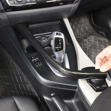 Load image into Gallery viewer, Carbon Fiber Car Center Console Gear Shift Panel Sticker L-Shape Cover Interior Decoration For BMW 1 2 Series F20 12-18 Left Hand Driver
