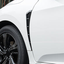 Load image into Gallery viewer, 2Pcs Universal Car Side Fender Vent Air Wing Cover Moulding Trim Spoiler Stickers Hood Intake ABS Sticker Decorative Accessorie
