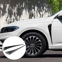 Load image into Gallery viewer, 2Pcs Universal Car Side Fender Vent Air Wing Cover Moulding Trim Spoiler Stickers Hood Intake ABS Sticker Decorative Accessorie
