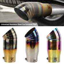 Load image into Gallery viewer, 63mm Universal Stainless Steel Car Exhaust Pipe Rear Noise Canceller Muffler End Tail Pipe Outlet Tailpipe
