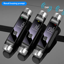 Load image into Gallery viewer, 3 in1 Portable Non-Contact Alcohol Tester with LED Digital Display Alcoholmeter Accuracy Breathalyzer Number Plate Tool
