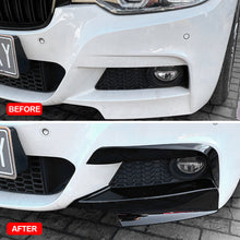 Load image into Gallery viewer, Pair Car Front Bumper Lip Splitter Canards Spoiler Fog Lamp Eyebrow Frame Cover Grille For BMW F30 F31 M Sport 2012-2019
