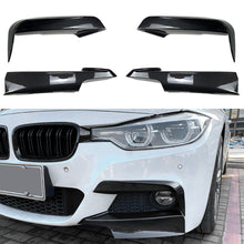 Load image into Gallery viewer, Pair Car Front Bumper Lip Splitter Canards Spoiler Fog Lamp Eyebrow Frame Cover Grille For BMW F30 F31 M Sport 2012-2019
