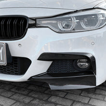 Load image into Gallery viewer, Pair Car Front Bumper Lip Splitter Canards Spoiler Fog Lamp Eyebrow Frame Cover Grille For BMW F30 F31 M Sport 2012-2019

