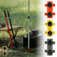 Load image into Gallery viewer, Canopy Pole Anchor Camping Tent Support Pole Penetrating Nail Bag Outdoor Camping Portable and Fixed Clip Accessories
