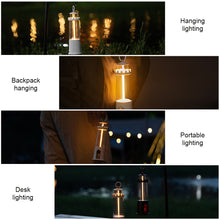 Load image into Gallery viewer, Tower Lamp Outdoor Camping Lamp Magnetic Base Portable Rechargeable USB Hanging Tent Atmosphere Camping Lamp
