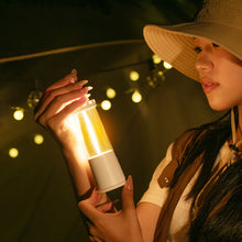 Load image into Gallery viewer, Tower Lamp Outdoor Camping Lamp Magnetic Base Portable Rechargeable USB Hanging Tent Atmosphere Camping Lamp
