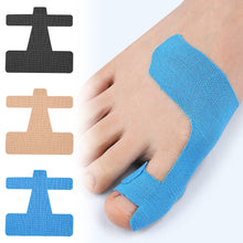 Load image into Gallery viewer, 10pcs/set Pre Cut Elastic Toe Protection Anti-wear Intramuscular Effect Patch Big Toe Eversion Fixation Support Sports Bandage Tape
