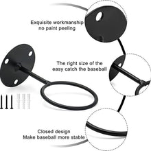 Load image into Gallery viewer, Wall Mounted Baseball Storage Rack No Paint Peeling Golf Baseball Storage Rack Household Display Rack
