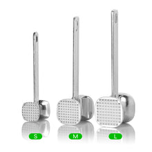 Load image into Gallery viewer, Multi-Purpose Meat Tenderizer Hammer Rustproof Professional Meat Pounder Heavy Duty Meat Mallet for Steak BBQ Cooking Kitchen Tools
