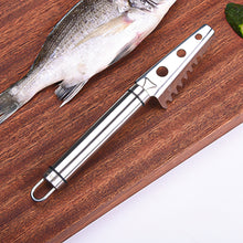 Load image into Gallery viewer, Stainless Steel Fish Scaler Fish Descaler Tool Rustproof Kitchen Gadget Fish Knife Cleaning Peeling Skin Scraper Kitchen Artifact Tools
