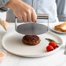 Load image into Gallery viewer, Durable Stainless Steel Adjustable Burger Press Portable Patty Maker with Handle Compact for Camping And BBQ Parties Commercial Grade
