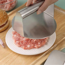 Load image into Gallery viewer, Durable Stainless Steel Adjustable Burger Press Portable Patty Maker with Handle Compact for Camping And BBQ Parties Commercial Grade
