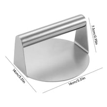 Load image into Gallery viewer, Durable Stainless Steel Adjustable Burger Press Portable Patty Maker with Handle Compact for Camping And BBQ Parties Commercial Grade
