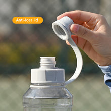 Load image into Gallery viewer, 1000ML Leak-Proof Plastic Water Bottle Large Capacity Sports Water Bottle Non-Toxic Odorless Perfect for Hot/Cold Drinks Easy Grip for School Office Camping Gym
