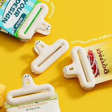 Load image into Gallery viewer, Cute Food Bag Clips Sealing Clip Originality Novelty Food Bag Sealer Humidity-Proof Pantry Organization Gift Funny Kitchen Accessories for Kids
