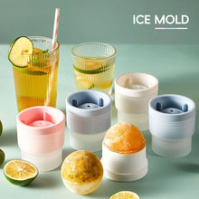 Load image into Gallery viewer, Professional Whiskey Ice Ball Maker Bar Accessories Ice Ball Mold Premium Silicone Ice Cube Mold Space-Saving for Home Bar Non-Toxic for Freezer

