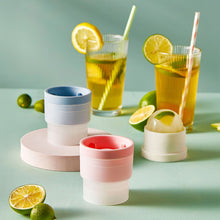 Load image into Gallery viewer, Professional Whiskey Ice Ball Maker Bar Accessories Ice Ball Mold Premium Silicone Ice Cube Mold Space-Saving for Home Bar Non-Toxic for Freezer
