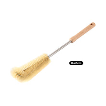 Load image into Gallery viewer, Cup Brush Long Wooden Handle Bottle Brush Nylon Cleaning Brushes Infant Feeding Bottles Cleaner Kitchen Artifact Cleaning Tools
