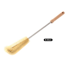 Load image into Gallery viewer, Cup Brush Long Wooden Handle Bottle Brush Nylon Cleaning Brushes Infant Feeding Bottles Cleaner Kitchen Artifact Cleaning Tools

