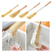 Load image into Gallery viewer, Cup Brush Long Wooden Handle Bottle Brush Nylon Cleaning Brushes Infant Feeding Bottles Cleaner Kitchen Artifact Cleaning Tools
