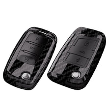 Load image into Gallery viewer, ABS Carbon Fiber Car Key Case Cover Protected Fob For VW Volkswagen Tiguan MK2 For SEAT Ateca Leon FR 2 Ibiza

