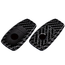 Load image into Gallery viewer, Carbon Fiber Car Key Case Cover ABS Protected Fob For Mercedes Benz A C E S G GLS CLA Class W213 W177 W205 W222 X167 W176 AMG
