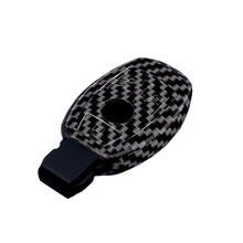 Load image into Gallery viewer, ABS Carbon Fiber Car Key Case Cover Shell For Mercedes Benz A B C E Class GLS GLA GLK GLC CLS CLA AMG W204 W205 W212 W463 W176
