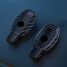Load image into Gallery viewer, ABS Carbon Fiber Car Key Case Cover Shell For Mercedes Benz A B C E Class GLS GLA GLK GLC CLS CLA AMG W204 W205 W212 W463 W176
