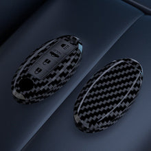 Load image into Gallery viewer, ABS Carbon Fiber Car Key Case Cover For Nissan Qashqai X-Trail T32 T31 Juke J10 J11 Kicks Tiida Pathfinder Note Infiniti
