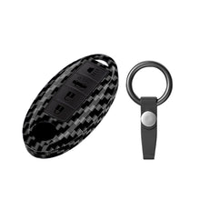 Load image into Gallery viewer, ABS Carbon Fiber Car Key Case Cover For Nissan Qashqai X-Trail T32 T31 Juke J10 J11 Kicks Tiida Pathfinder Note Infiniti
