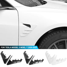 Load image into Gallery viewer, 2Pcs Car Side Camera Protection Covers Kit Decoration Sticker Car Modification Accessories for Tesla Model 3 Moel Y 2020-2025
