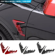 Load image into Gallery viewer, 2Pcs Car Side Camera Protection Covers Kit Decoration Sticker Car Modification Accessories for Tesla Model 3 Moel Y 2020-2025

