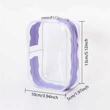 Load image into Gallery viewer, For 17cm Labubu V2 V3 15cm Cotton Doll Outfit Crossbody Pain Bag PVC Storage Bag Dolls Display Bag
