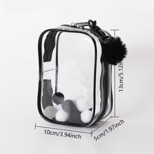 Load image into Gallery viewer, For 17cm Labubu V2 V3 15cm Cotton Doll Outfit Crossbody Pain Bag PVC Storage Bag Dolls Display Bag
