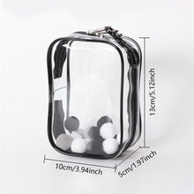 Load image into Gallery viewer, For 17cm Labubu V2 V3 15cm Cotton Doll Outfit Crossbody Pain Bag PVC Storage Bag Dolls Display Bag
