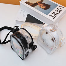 Load image into Gallery viewer, For 17cm Labubu V2 V3 15cm Cotton Doll Outfit Crossbody Pain Bag PVC Storage Bag Dolls Display Bag
