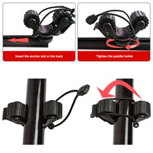 Load image into Gallery viewer, Kayak Paddle Holder Kayak Track Mount for Holding Standard Paddle Oar Holder Kayak Rail For Fishing Rod Accessories ﻿
