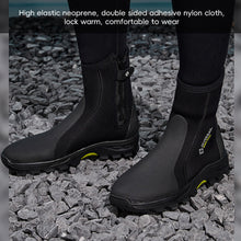 Load image into Gallery viewer, 1Pair 5MM High-Top Hard-Soled Diving Boots Outdoor Beach Canyoning Snorkeling Flippers Anti-Slip Wear-Resistant Diving Equipment
