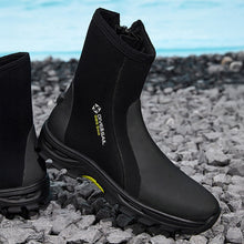 Load image into Gallery viewer, 1Pair 5MM High-Top Hard-Soled Diving Boots Outdoor Beach Canyoning Snorkeling Flippers Anti-Slip Wear-Resistant Diving Equipment
