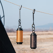 Load image into Gallery viewer, 1PC Multi-Functional Aluminum Alloy Hook Piston-Type Press Opening Clip Portable Wind Rope Hook
