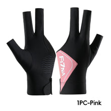 Load image into Gallery viewer, 1PC Professional High-Elasticity Billiards Gloves For Left Hand Anti-Slip Breathable Three-Finger Snooker Gloves Billiards Accessories

