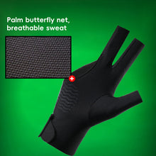Load image into Gallery viewer, 1PC Professional High-Elasticity Billiards Gloves For Left Hand Anti-Slip Breathable Three-Finger Snooker Gloves Billiards Accessories
