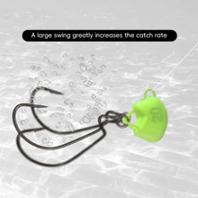 Load image into Gallery viewer, 5PCS 5/7/10G Ned Rig Offset Shank EWG Hook Used With Lure Soft Bait For Black Bass Weedless Swimbait Jig Head
