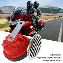 Load image into Gallery viewer, 12V 300DB Motorcycle Super Train Horn For Car-boat Automotive Loudspeaker Car Speaker Sound
