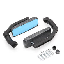 Load image into Gallery viewer, Pair Adjustable Motorcycle Side Mirror Anti-Glare Rearview Mirror With 8mm/ 10mm Threads For Honda Kawasaki Suzuki
