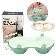Load image into Gallery viewer, Steamer Manual Household Kitchen Microwave Oven Egg Cooker Microwave Oven Egg Cooking Box
